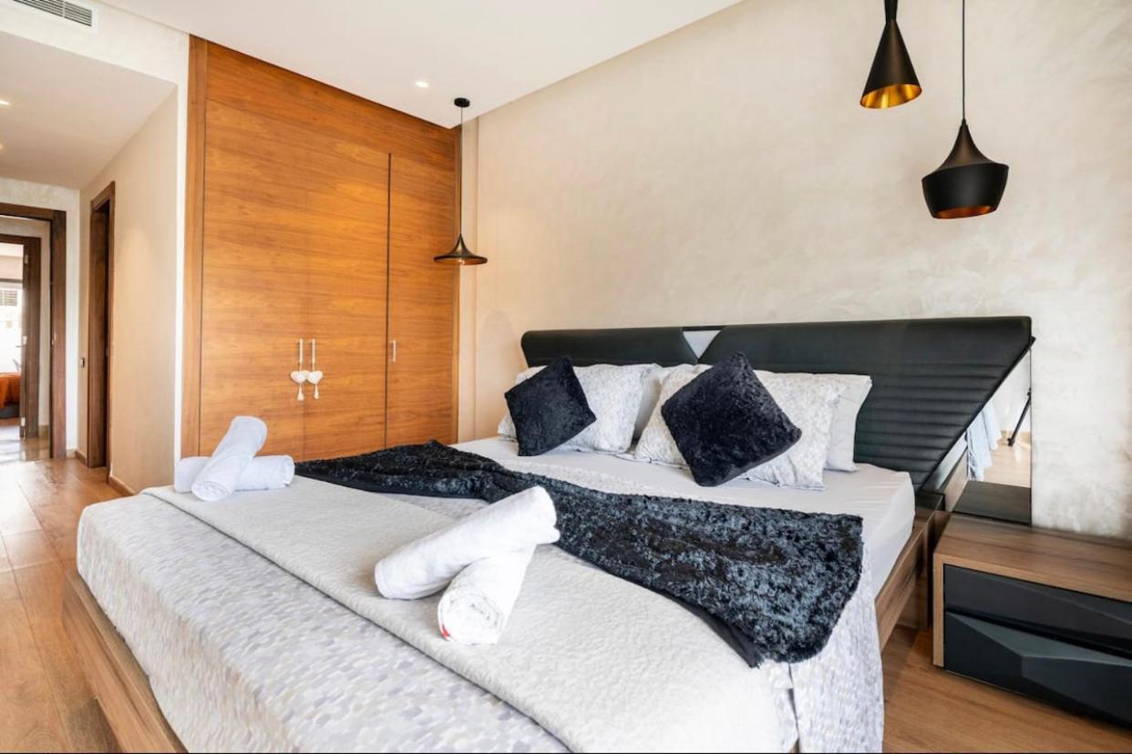 Incantevole Luxury Apprt Nel Cuore Di Casablanca Eksteriør billede